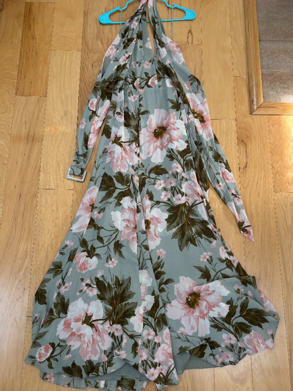 Reformation Ezria Green Dress Size 4 - Picture 9 of 10